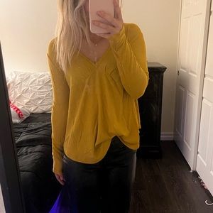 Yellow Long Sleeve Top!